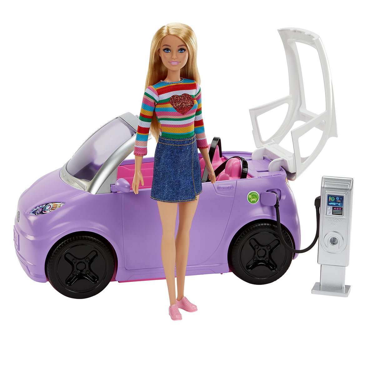 Barbie Electric Vehicle With Charging Station And Plug In | The ...