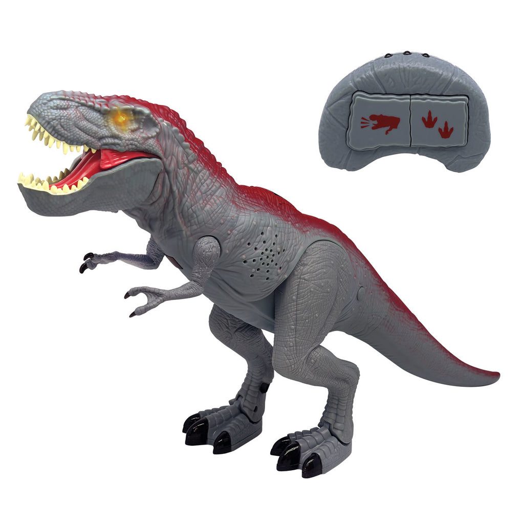 Mighty Megasaur 30Cm Walking Dinosaur Grey T-Rex (6973788946631)