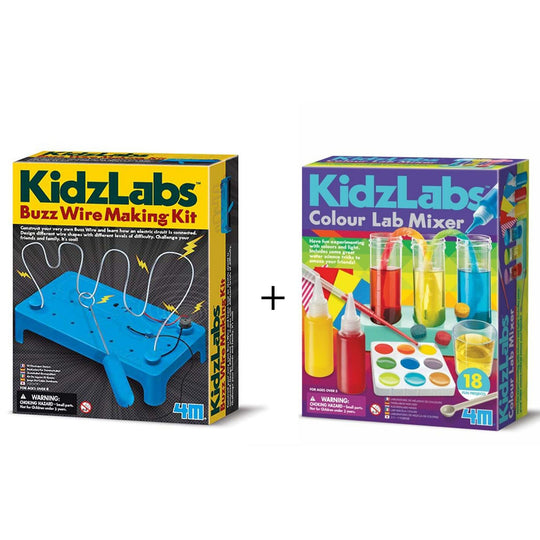Kidzlabs Buzz Wire Making Kit & Colour Lab Mixer