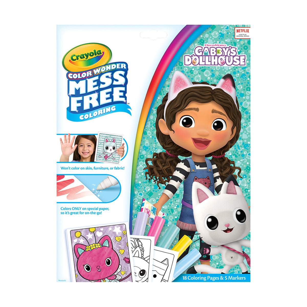 Crayola Gabby Dollhouse Color Wonder Mess Free Book in | The ...