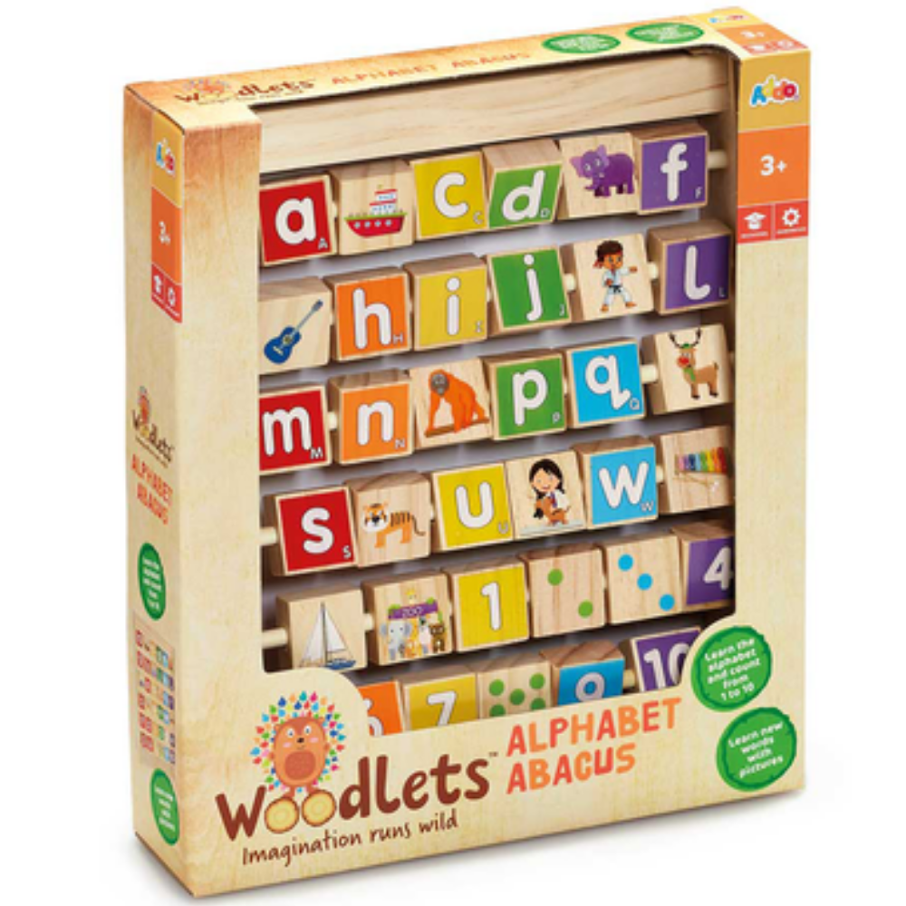 Addo Woodlets Alphabet Abacus V2 in  The Entertainer Toy Shop Malaysia –  The Entertainer Toyshop MY