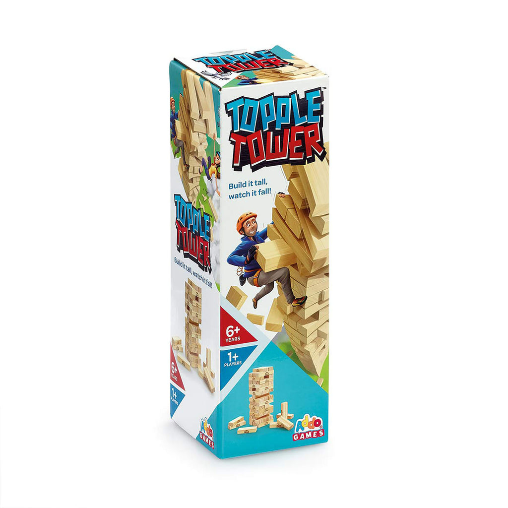 Addo Games Wooden Topple Tower (6929315496135)